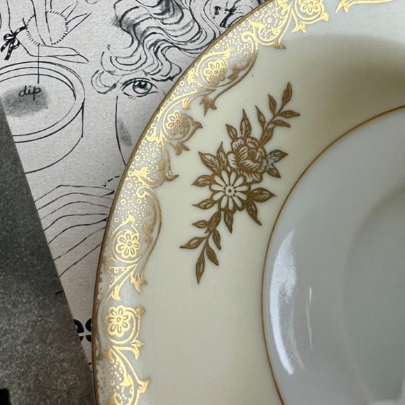 Vintage NORITAKE Mayfield Gold Trimmed Made in Japan 7280 Tea Cup and Saucer - Picture 2 of 7